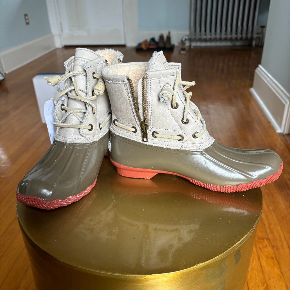 New Sperry Topsider Winter Boot Fleece Lined